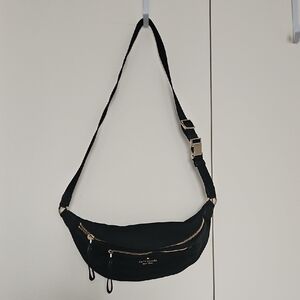 Kate Spade Black Bag with Gold Zipper